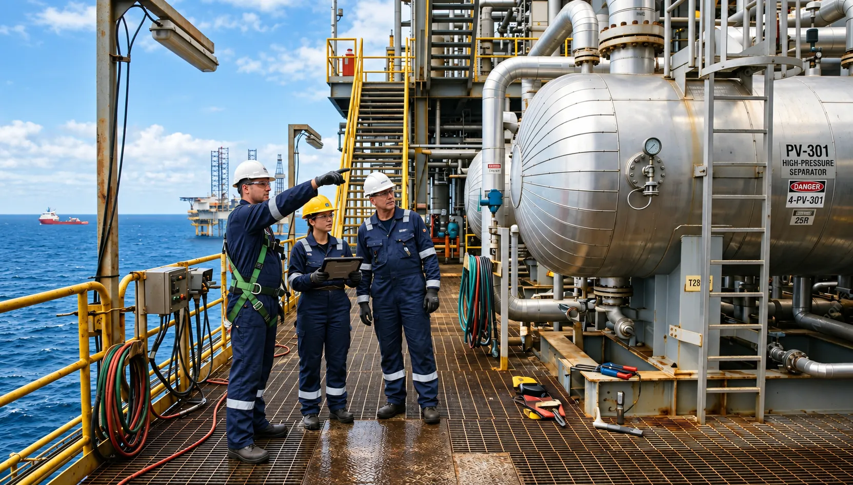 Open water in the Deepwater Gulf of America